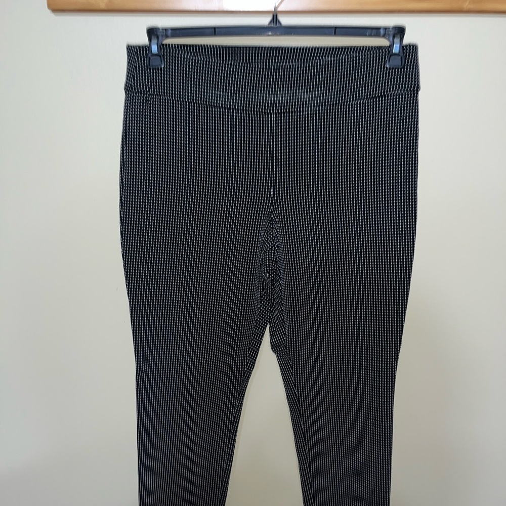 INC Black and White Patterned Pants